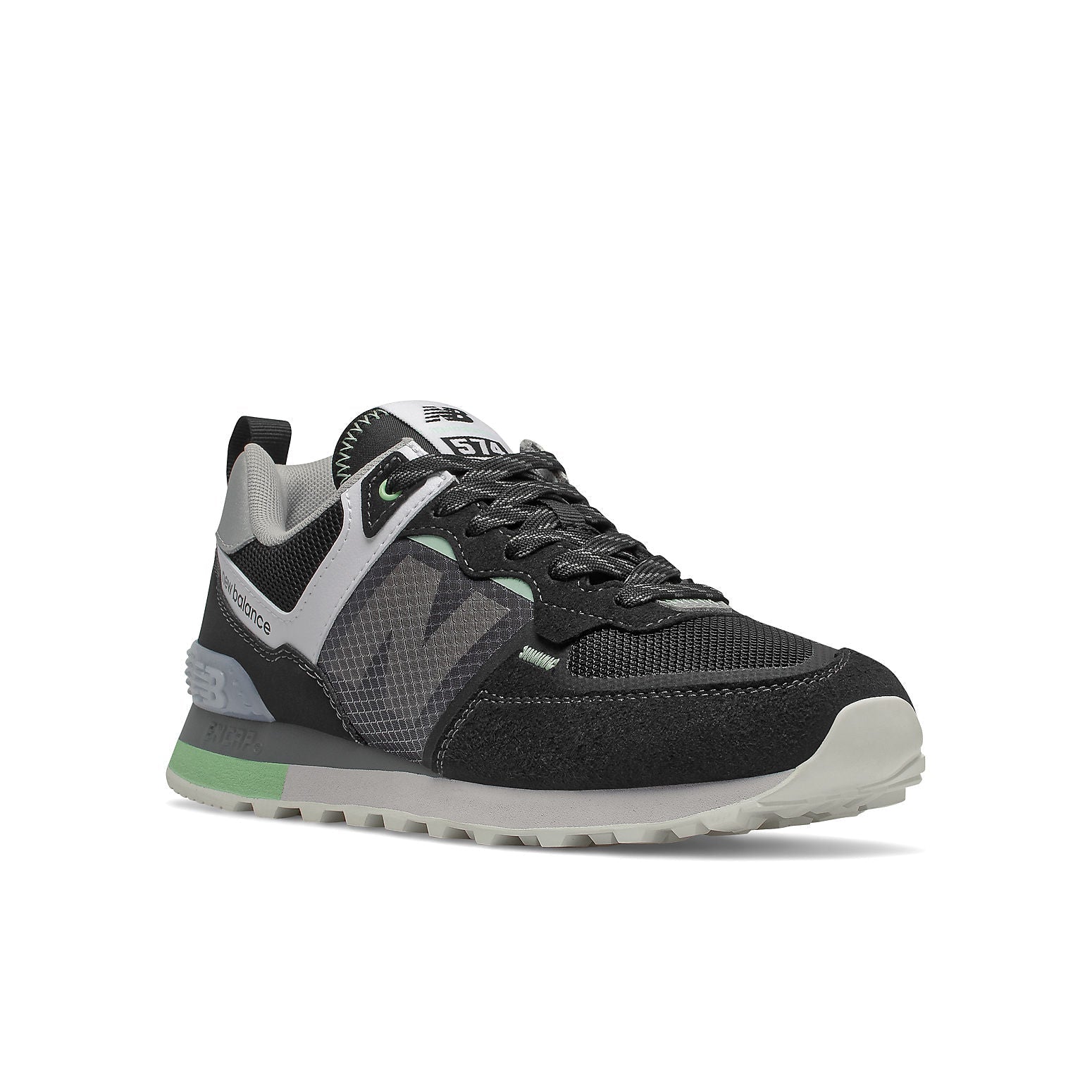 (WMNS) New Balance 574 'Black Green' WL574IU2