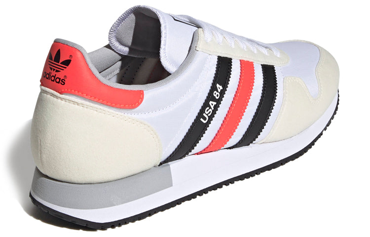 adidas originals USA 84 'White Black Red' FX9327