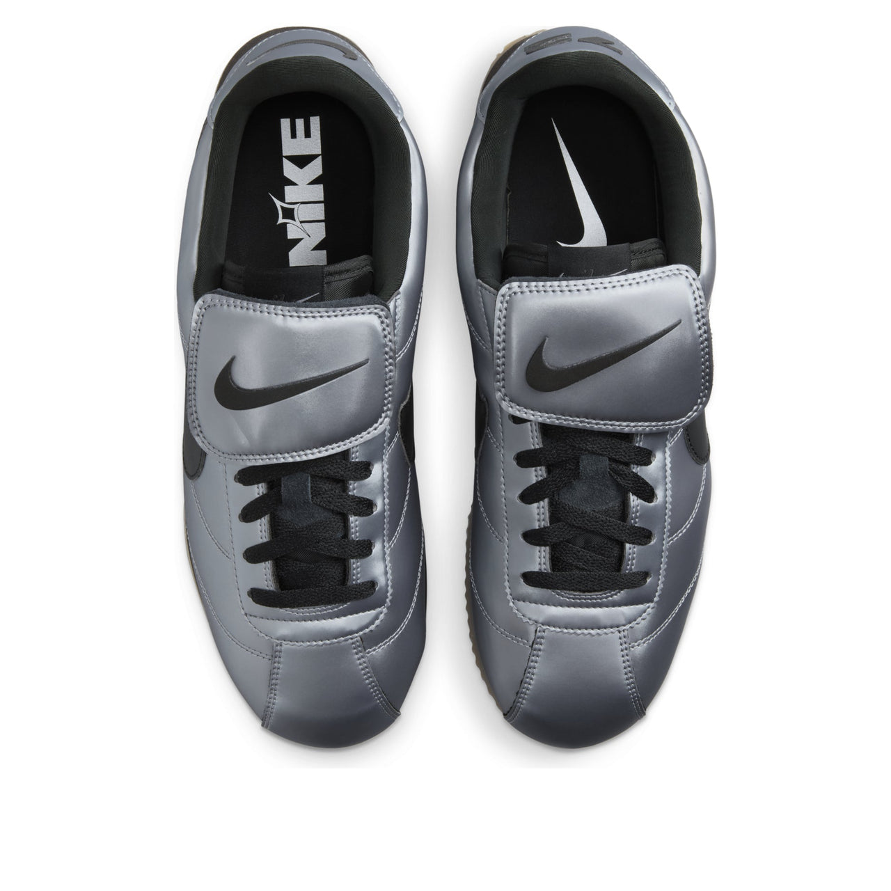 Nike Cortez Leather SE 'Metallic Cool Grey Black' HQ3490-099