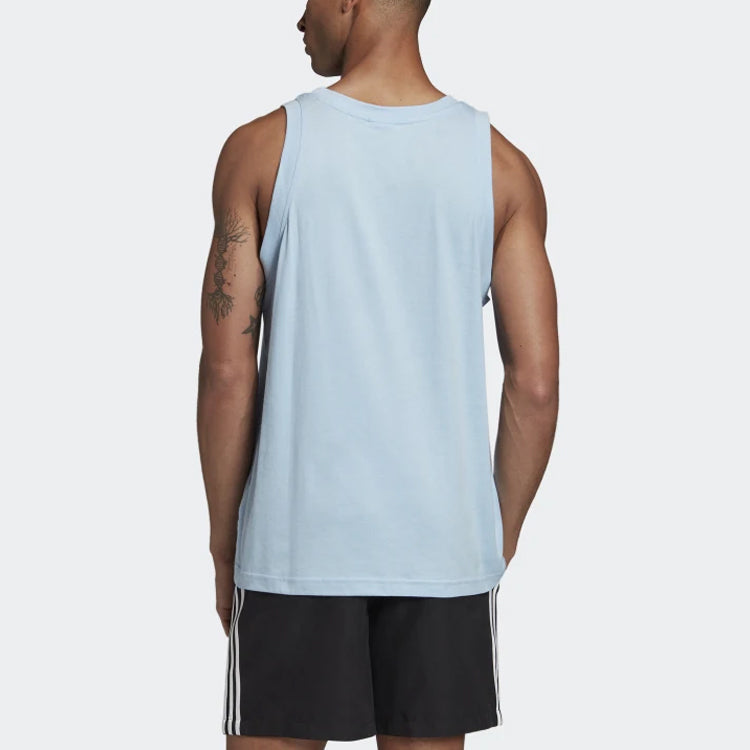adidas originals Trefoil Logo Sleeveless Sports Vest Blue FM9944