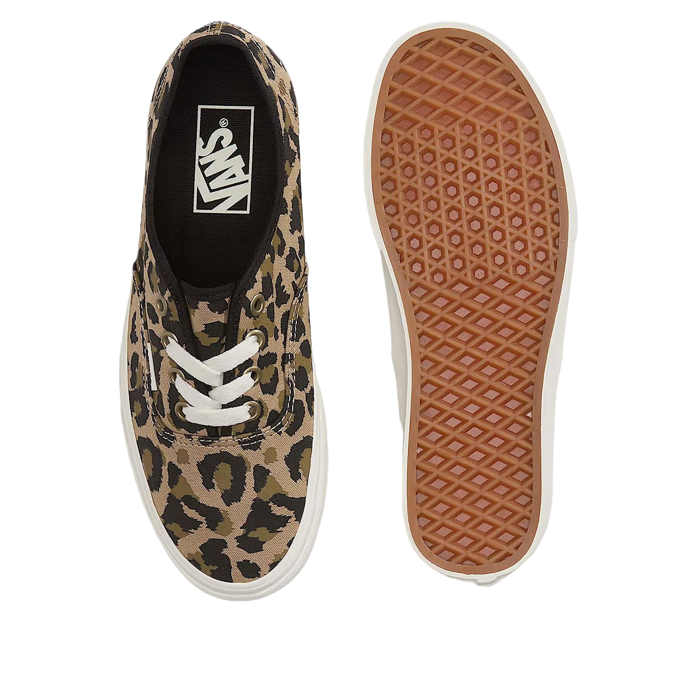 Vans Authentic 'Leopard Black Incense Tan' VN000D6GGR4