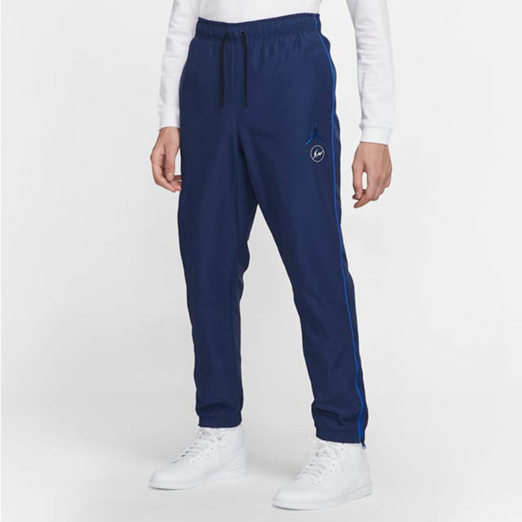 Air Jordan x Fragment Design FW Street Style Collaboration Pants Men Blue DA2980-414