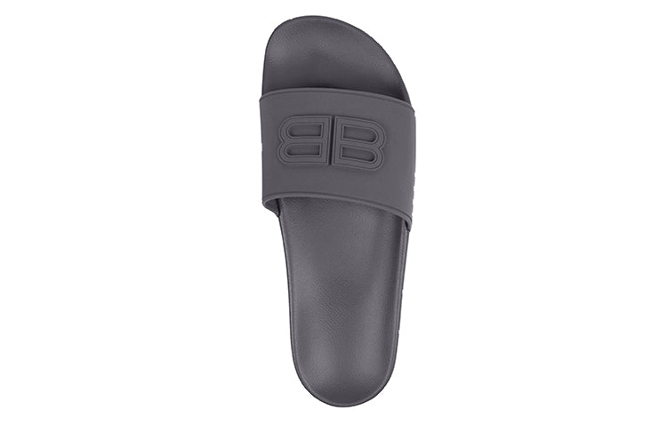 Balenciaga BB Pool Slides 'Grey' 656395W1S851511