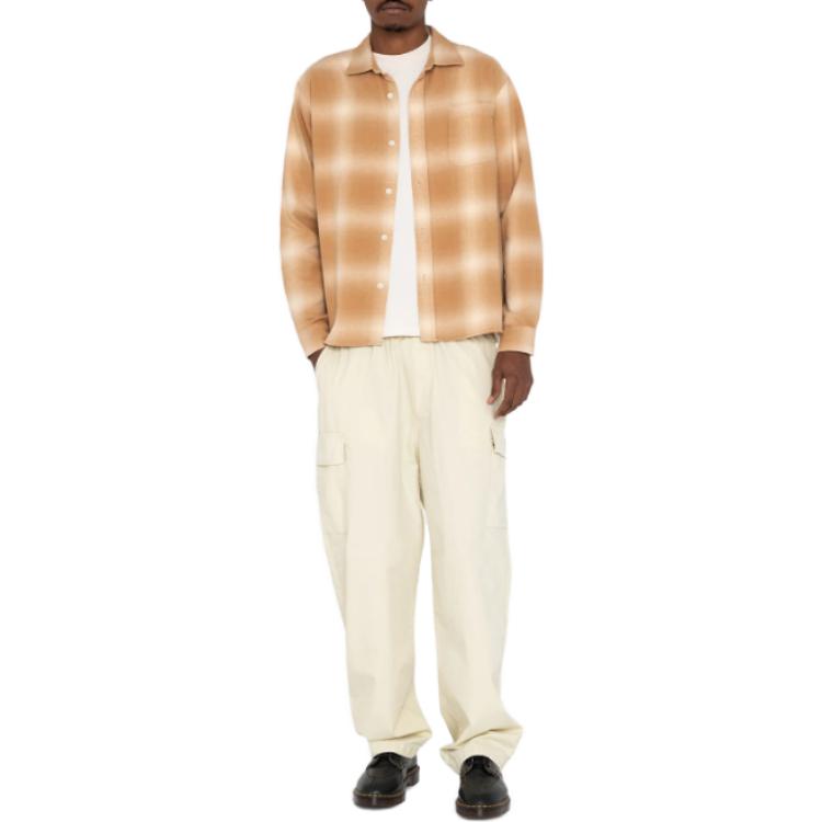 Stussy Bay Plaid Shirt 'Tan' 1110292-TAN