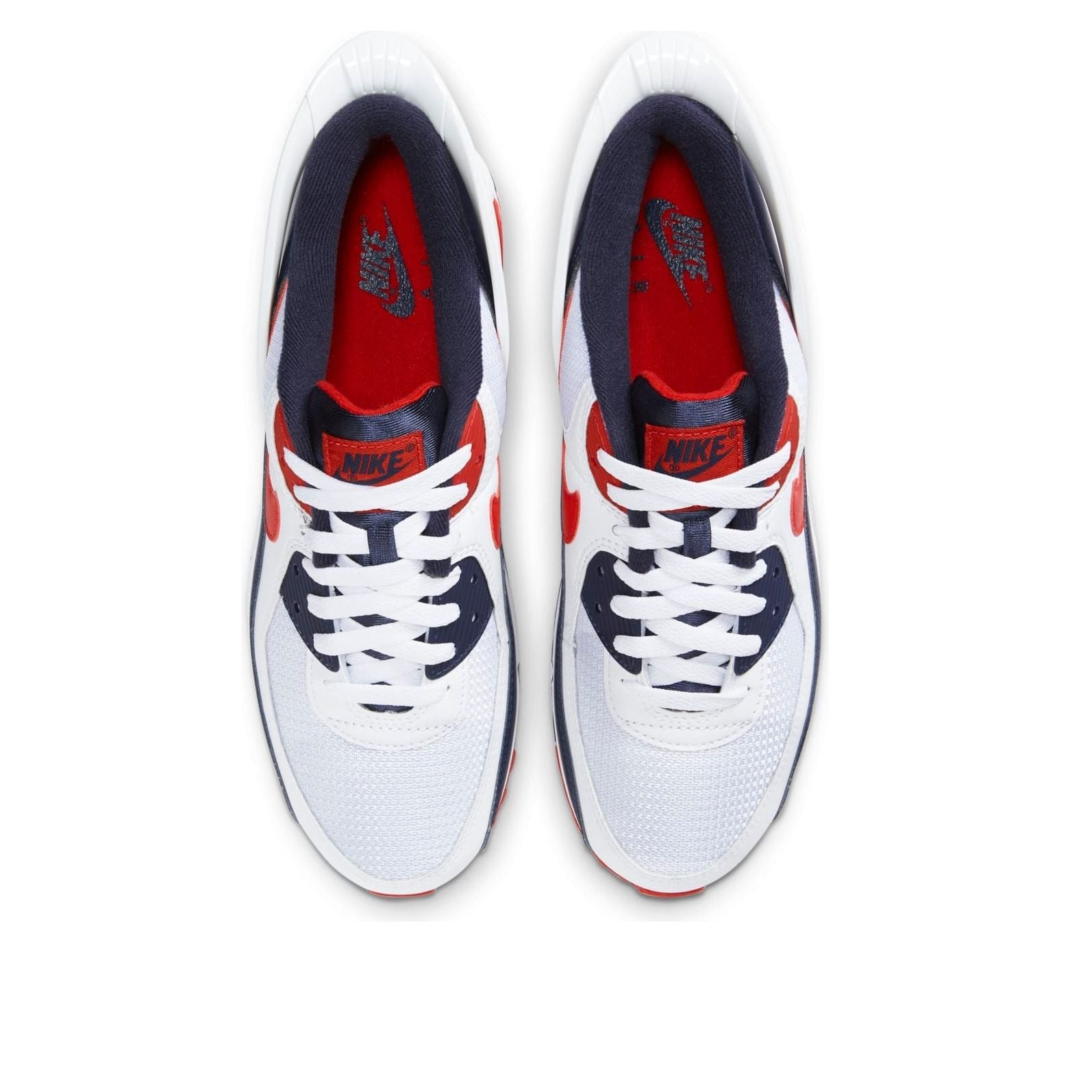 Nike Air Max 90 Flyease USA 'White Blue Red' CU0814-104