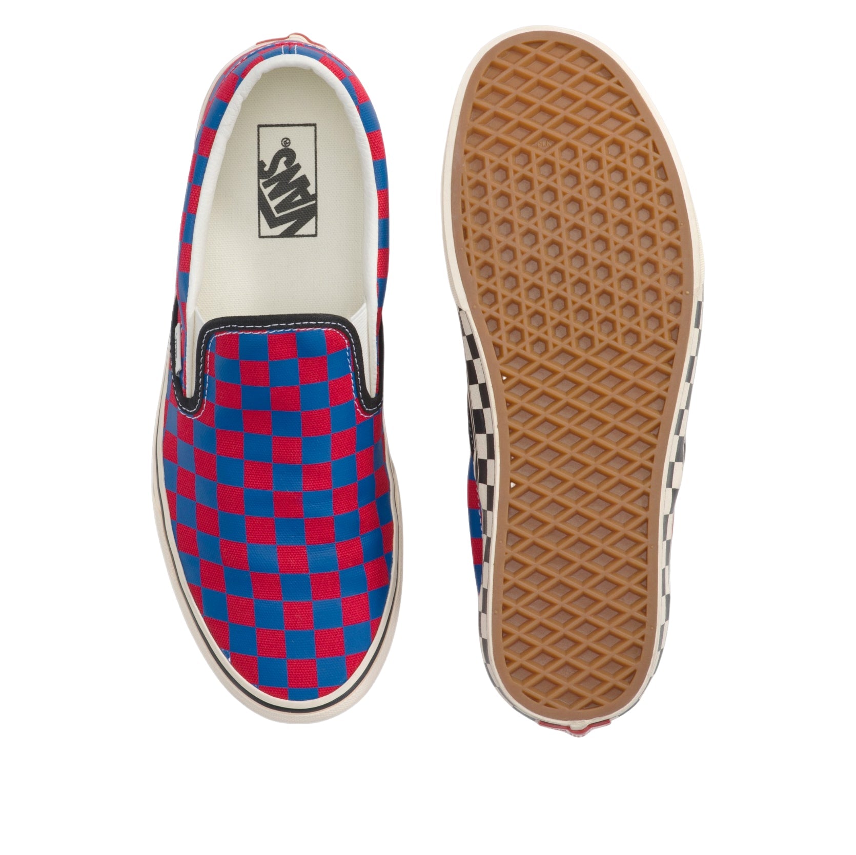 Vans Classic Slip-On Checkerboard 'Red Blue' VN000DAHRDB