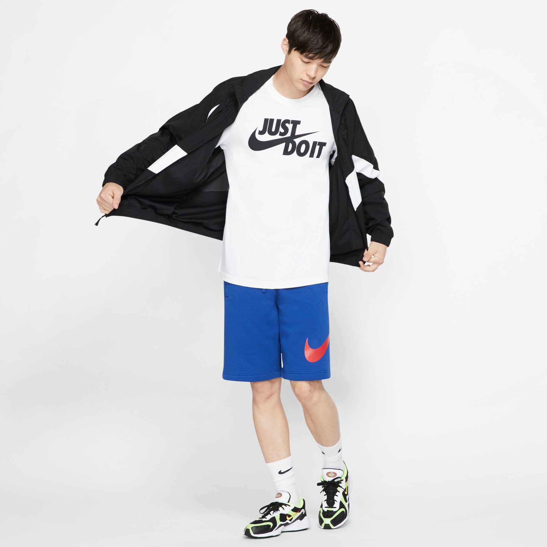 Nike AS Men's Nike Sportswear Tee JUST DO IT SWOOSH White AR5007-100