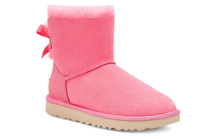 (WMNS) UGG Mini Bailey Bow II 'Neon Pink' 1016501-PKRS