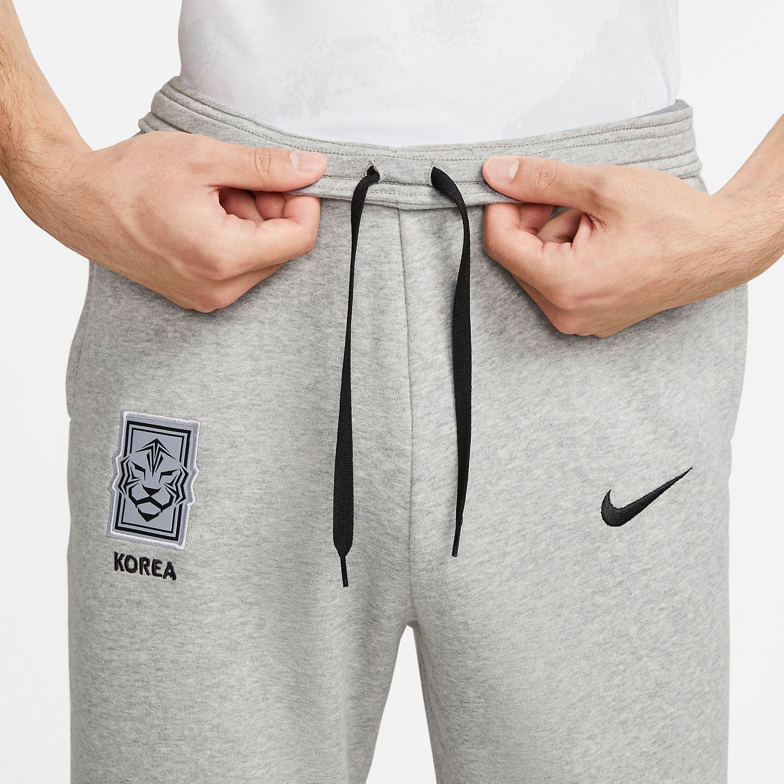Nike Korea Club Fleece Football Pants 'Grey' DH4995-063