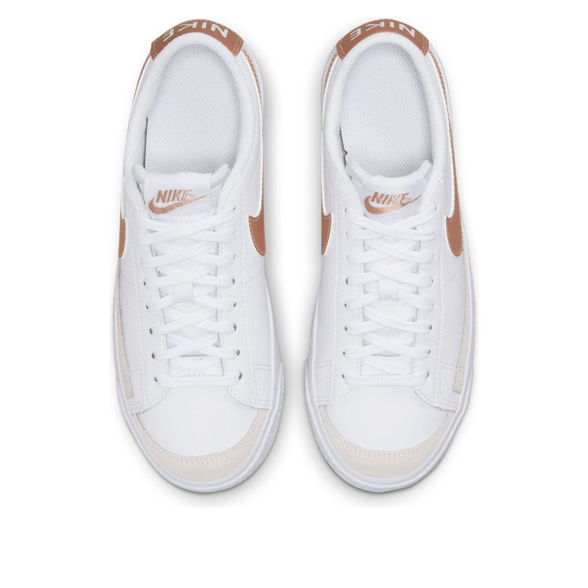 (GS) Nike Blazer Low '77 'White Metallic Red Bronze' DA4074-107
