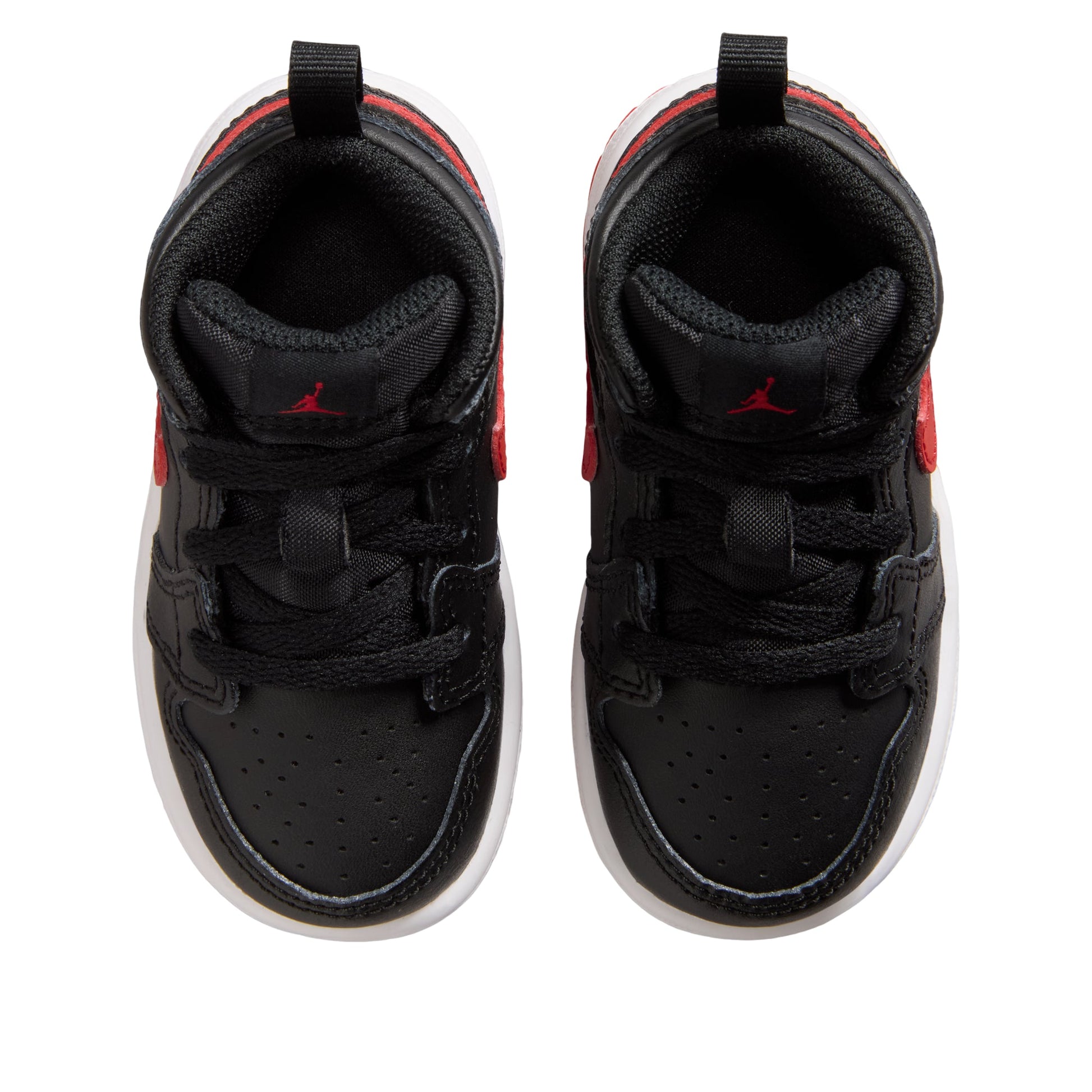 (TD) Air Jordan 1 Mid 'Black White University Red' DQ8425-005