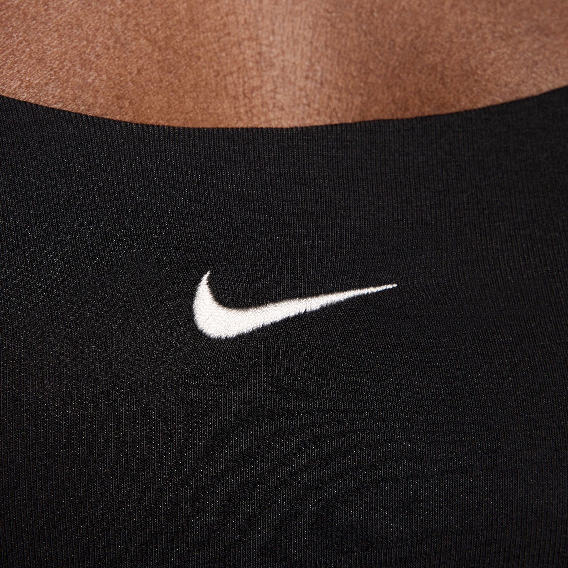 (WMNS) Nike Sportswear Chill Knit Top 'Black' FN3686-010