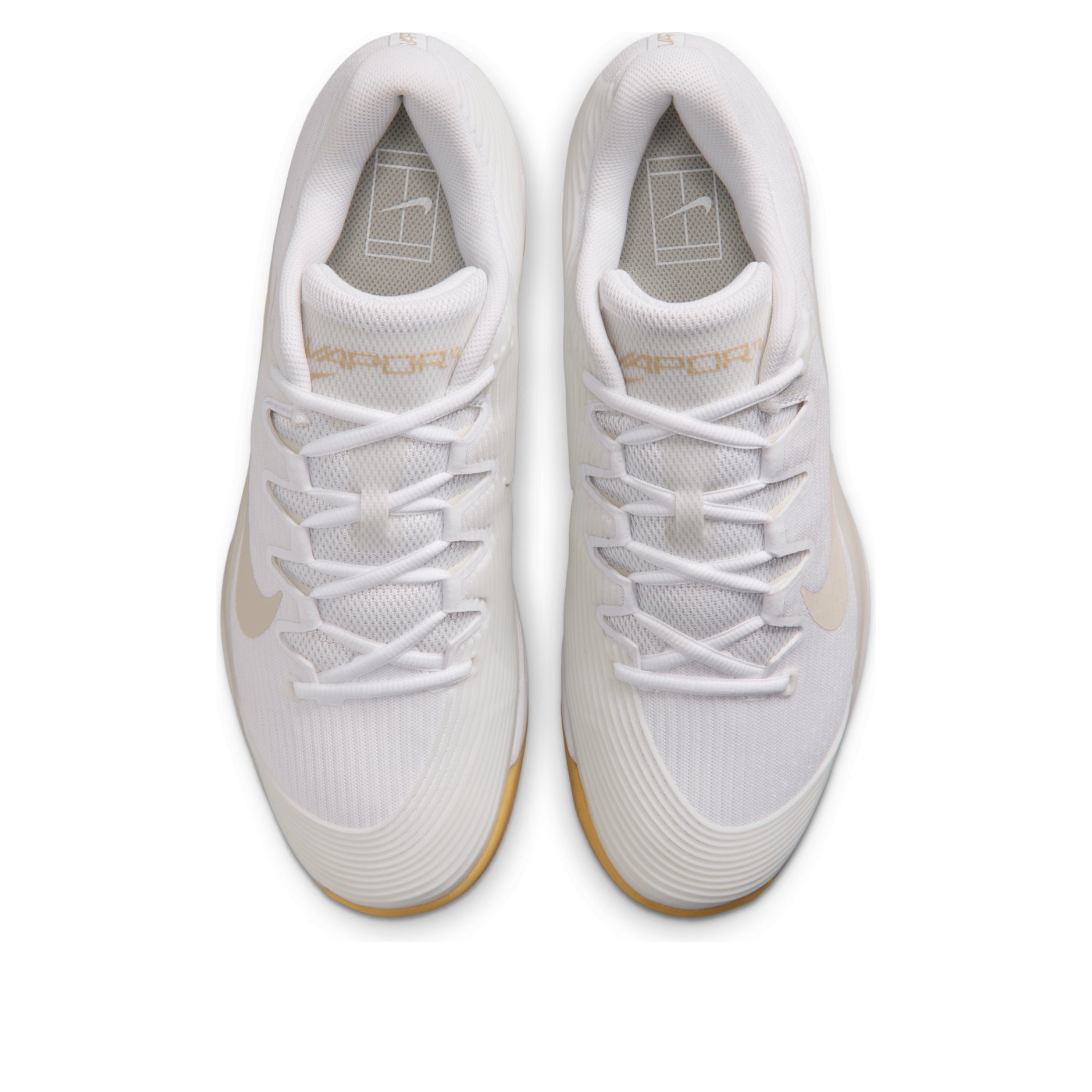 Nike Court Air Zoom Vapor 12 HC 'White Light Orewood Brown' FV5552-102
