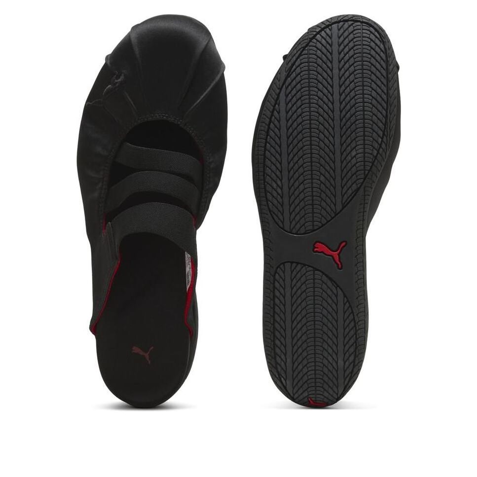 (WMNS) PUMA Speedcat Mule Satin 'Black Red' 409911-02