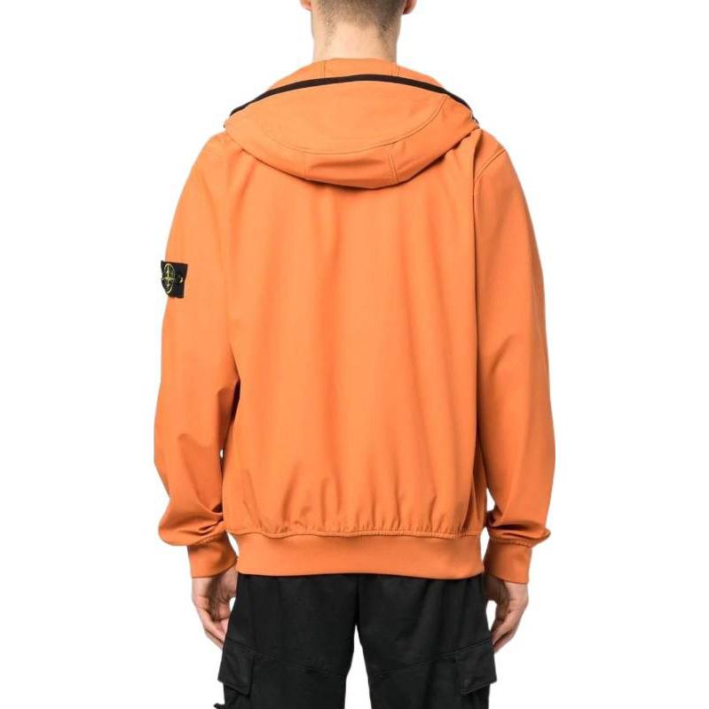 STONE ISLAND Light Soft Shell-R Hooded Jacket 'Sienna' 781540927-V0073