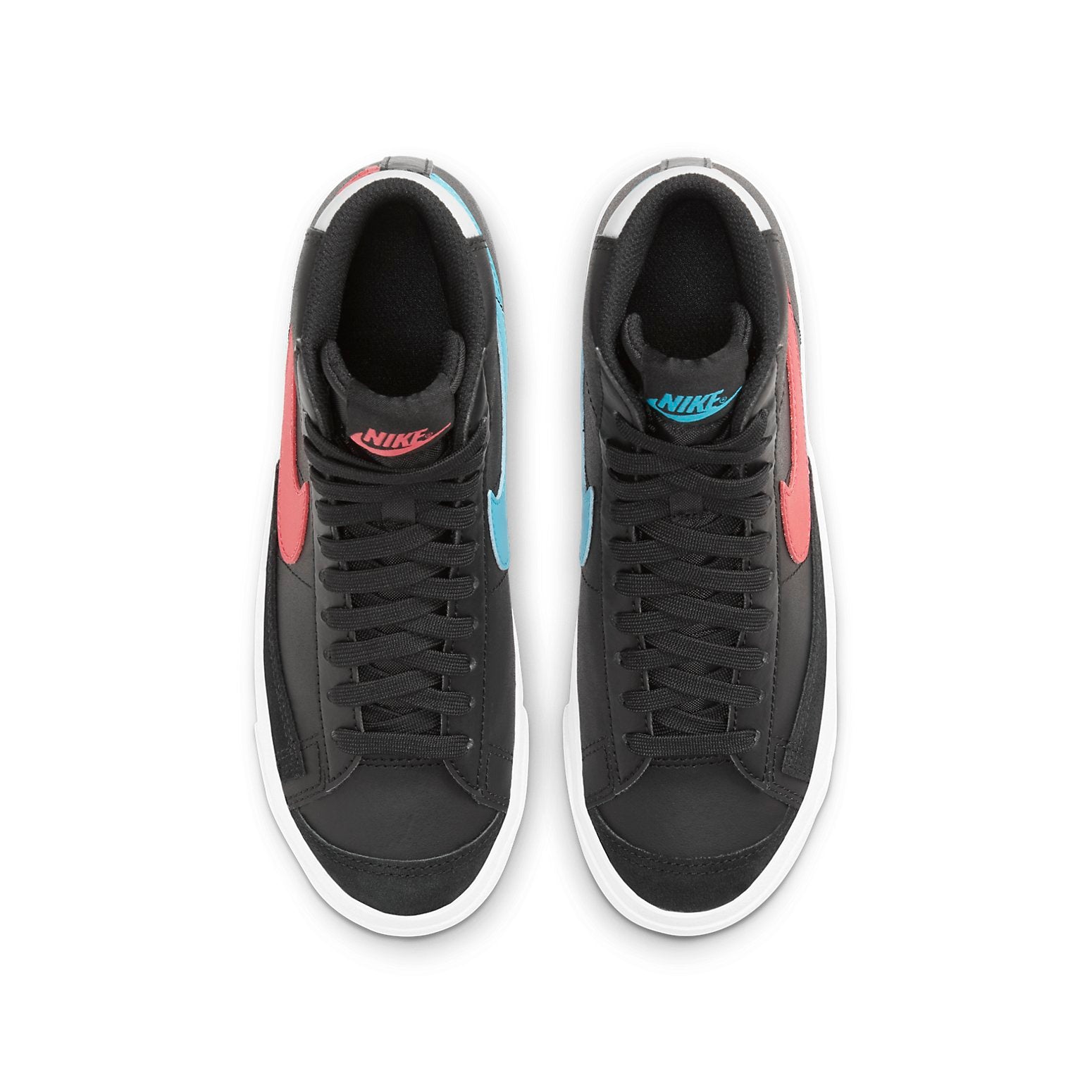 (GS) Nike Blazer Mid '77 'Black Fusion Red Blue' DJ4607-001