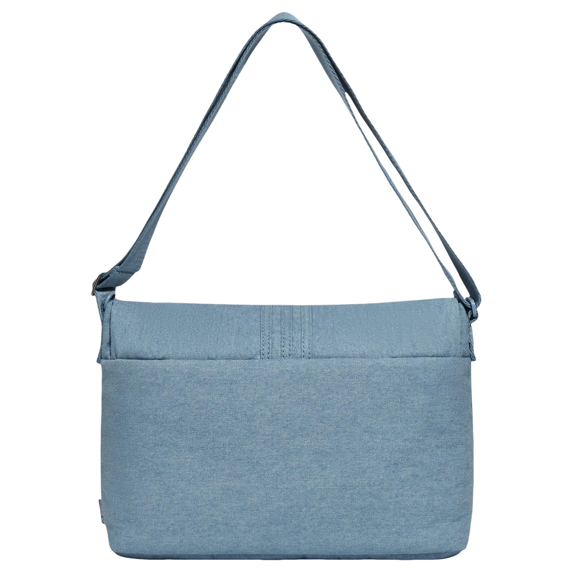 adidas Originals Embossed Trefoil Logo Shoulder Bag 'Sky Blue' LD6378