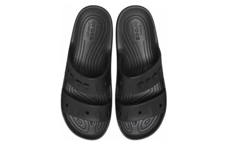 (WMNS) Crocs Baya Platform Sandals 'Black' 208188-001