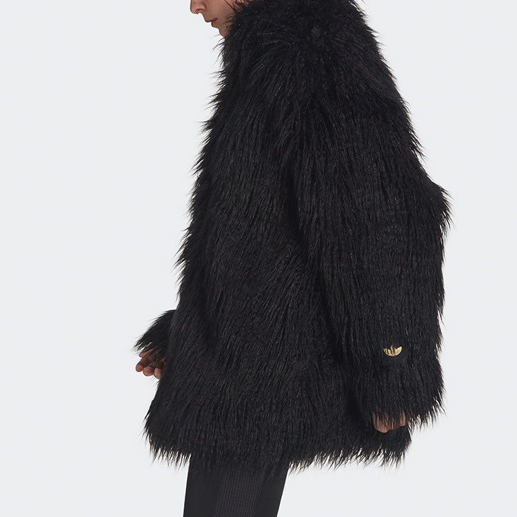 (WMNS) adidas Originals Fur Jackets 'Black' HG6678