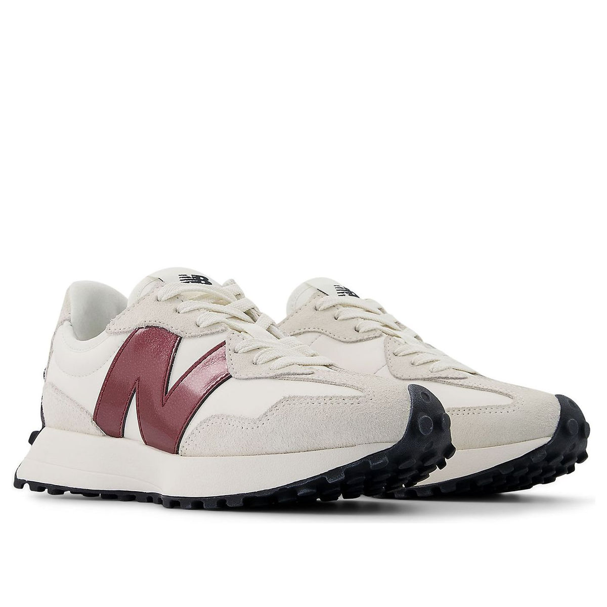 (WMNS) New Balance 327 'Sea salt Dark Red' WS327JWC