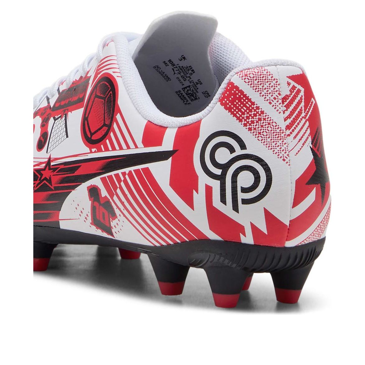 (GS) PUMA x Christian Pulisic Ultra Legacy FG/AG 'Allover Print - White Red Black' 108775-05
