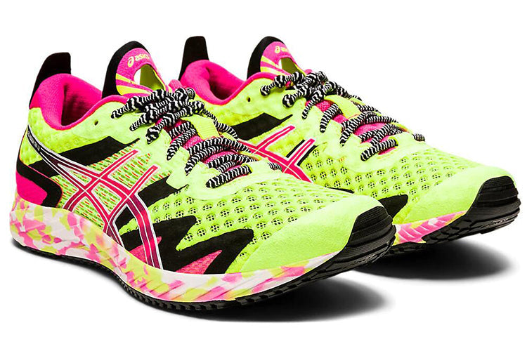 (WMNS) ASICS Gel-Noosa Tri 12 'Safety Yellow Pink Glo' 1012A578-751