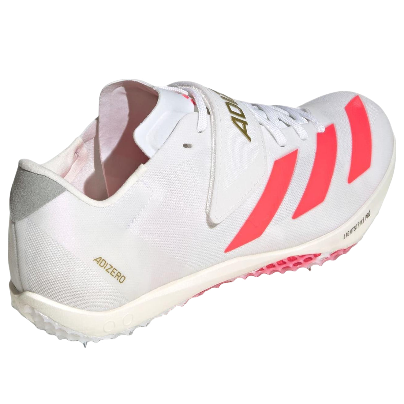 adidas Adizero High Jump 'White Black Gold Metallic' KJ9544