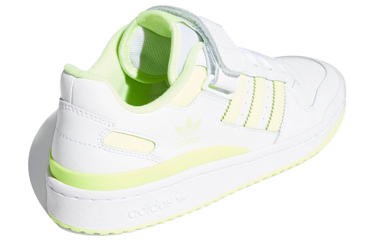 (WMNS) adidas originals Forum Low Shoes White/Yellow FY5121