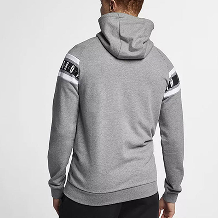 Air Jordan Jumpman hooded Long Sleeves Jacket Gray AR2249-091