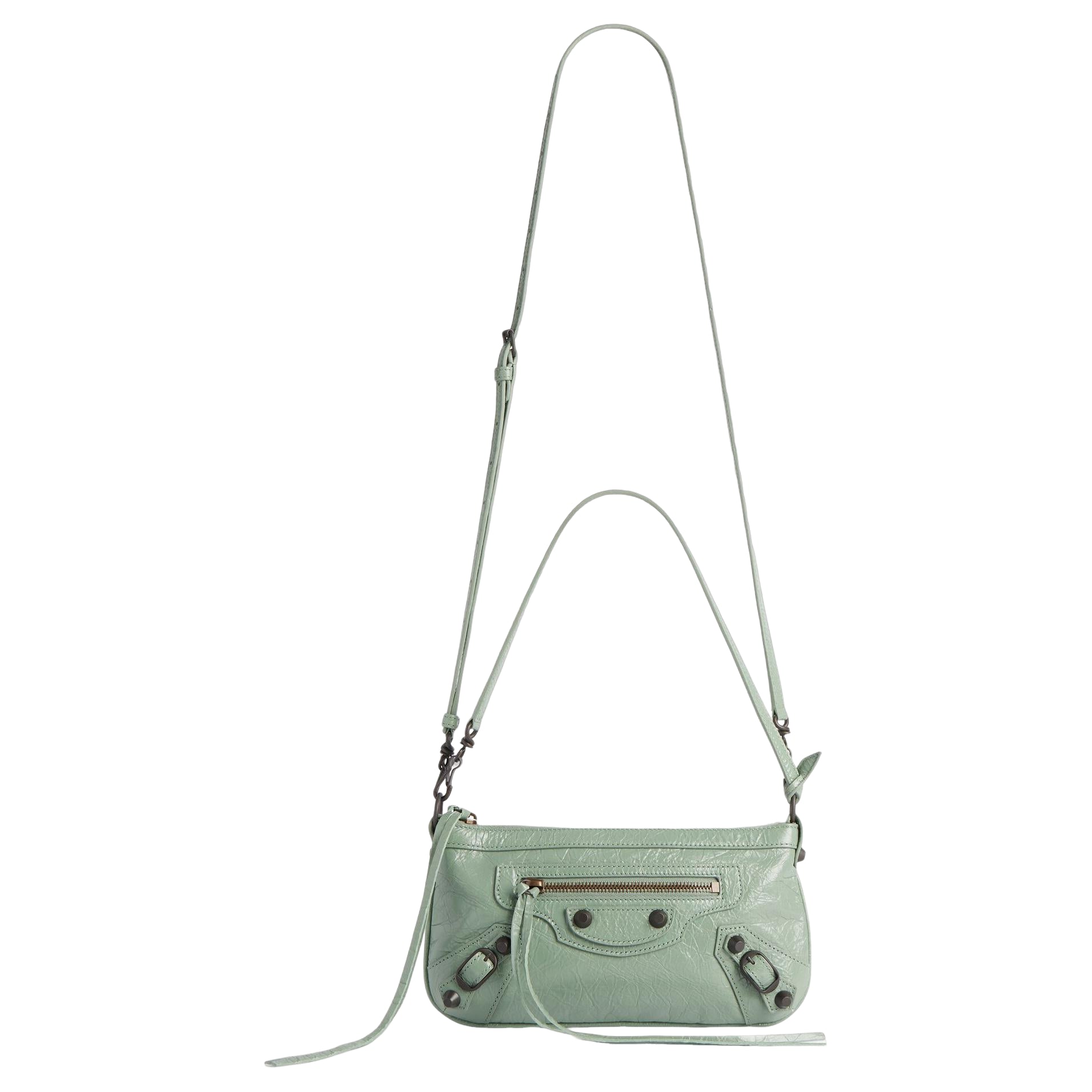 Balenciaga Le City Pouch On Strap 'Heritage Green' 8639602ABEK3405