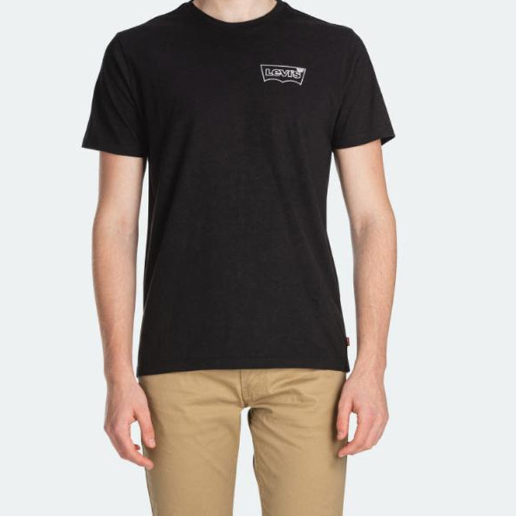 Men's Levis Small Label Logo Short Sleeve Black 22489-0254