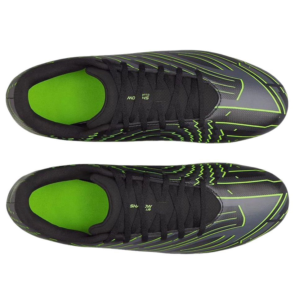 Under Armour Shadow Club 4 FG 'Black Titan Gray Hyper Green' 6006232-001