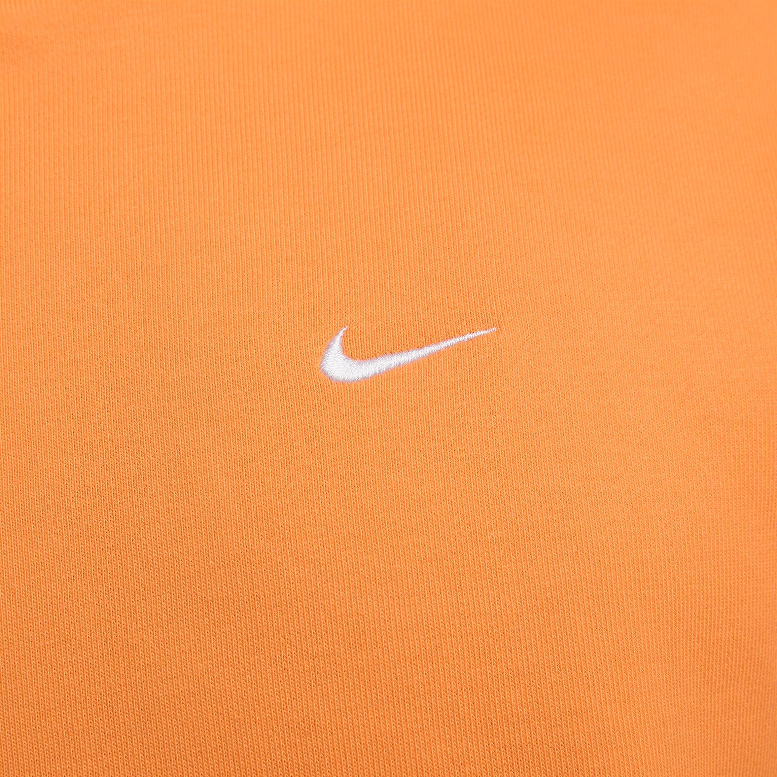 Nike Solo Swoosh Fleece Hoodie 'Orange' DX1355-836