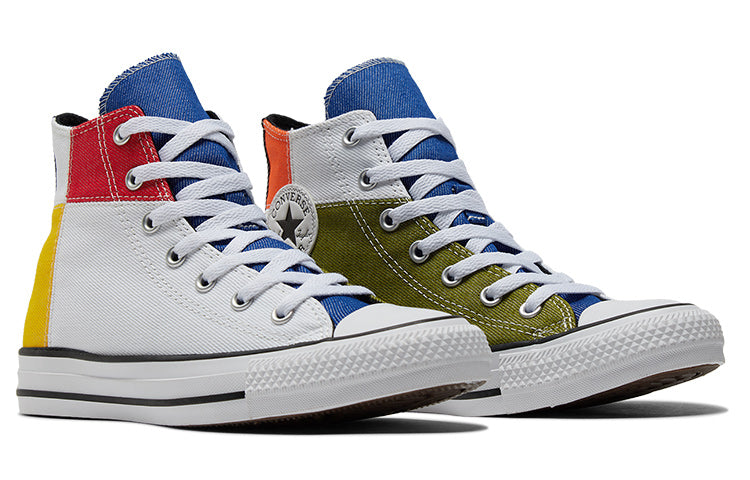 (GS) Converse Chuck Taylor All Star High 'White Green Red Yellow' A03582C