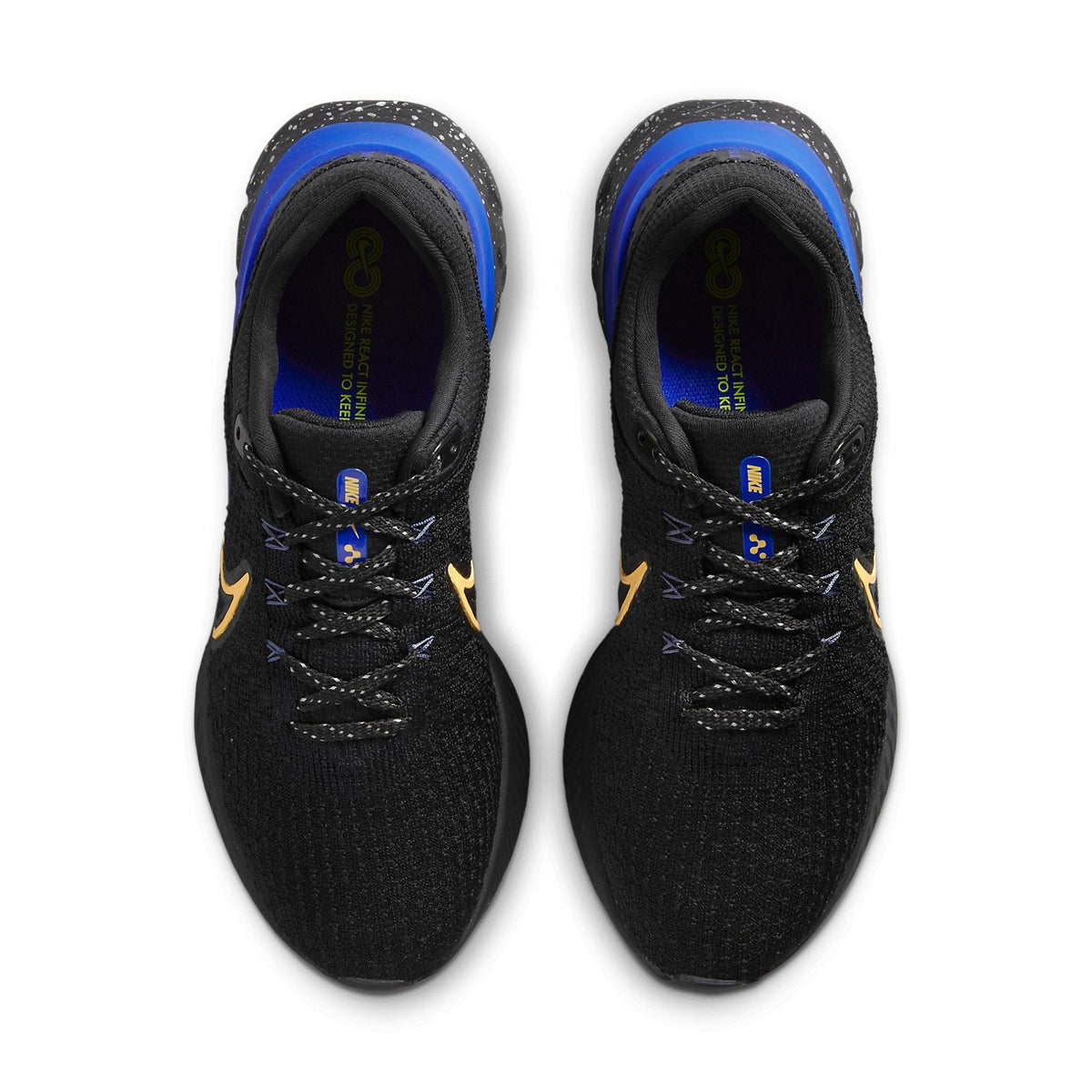 Nike React Infinity Run Flyknit 3 'Black Citron Royal' DZ4845-001