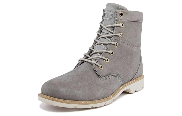 (WMNS) Timberland Campton 6 Inch Waterproof Wide-Fit Boots 'Grey Nubuck' A2D75W