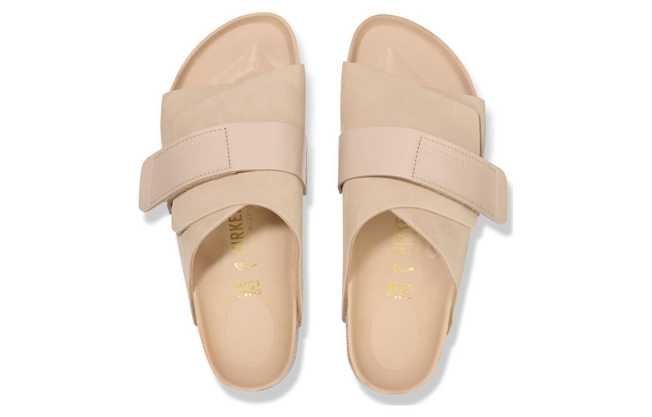 (WMNS) Birkenstock Kyoto Nubuck Leather Sandals 'New Beige' 1026560