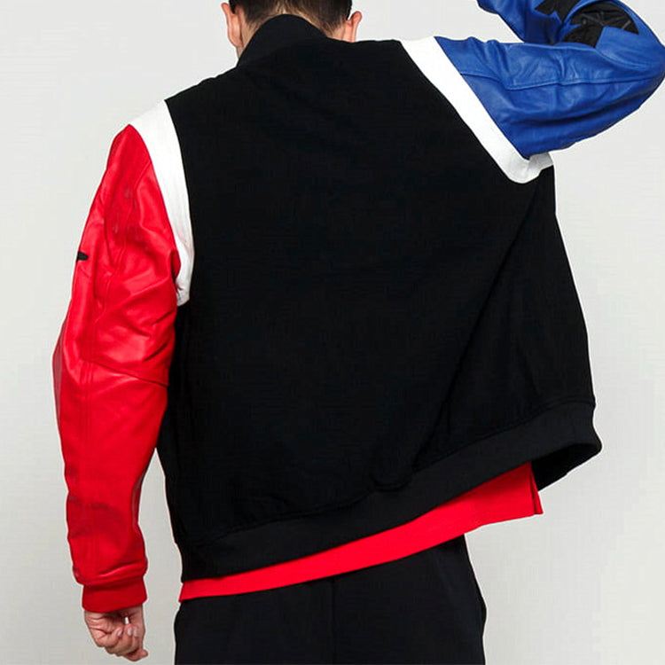 Men's Air Jordan Sleeve Destroyer Sleeve Jacket Black AT9959-010