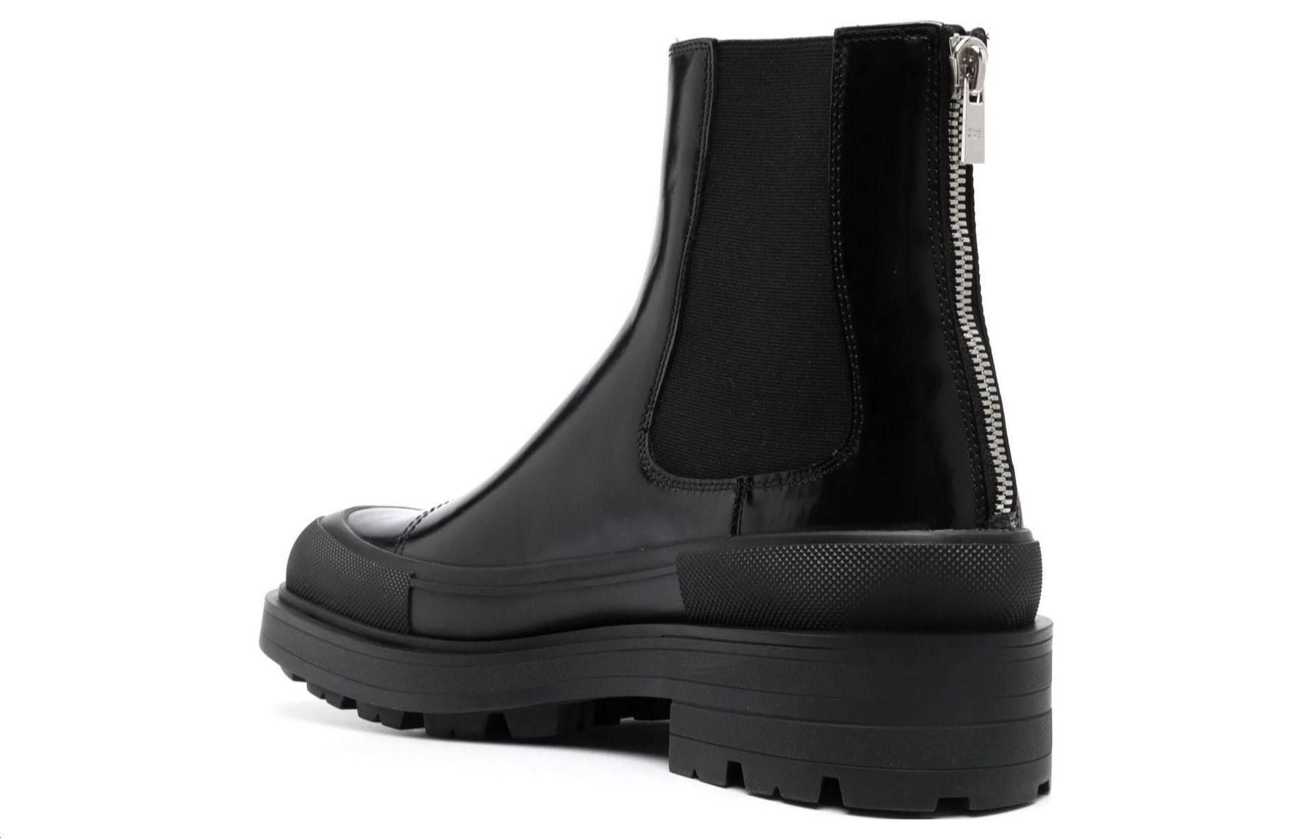 Alexander McQueen Chelsea Ankle Boots 'Black' 736508WHV7J1000