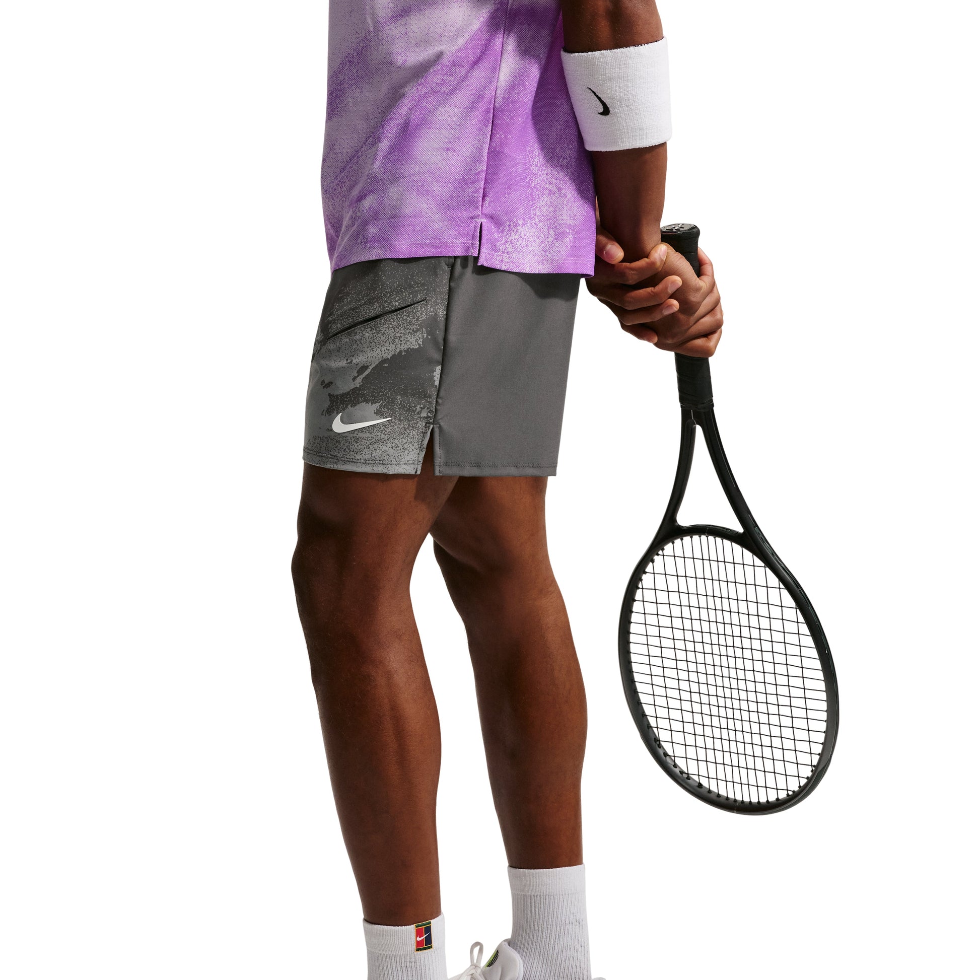 Nike Court Slam Dri-FIT Shorts 'Anthracite Cool Grey White' IF1560-060