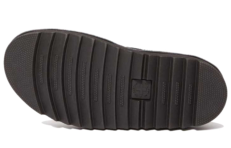 (WMNS) Dr. Martens Voss Animal Print Sandal Black 25586001