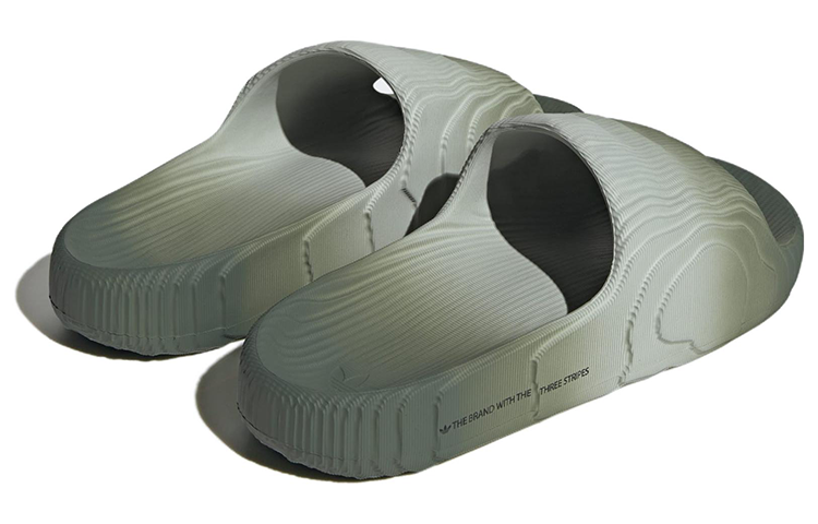 adidas Originals Adilette 22 Slides 'Wonder Silver Green' IG7494