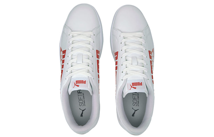 PUMA Smash v2 Max White/Red 371135-03