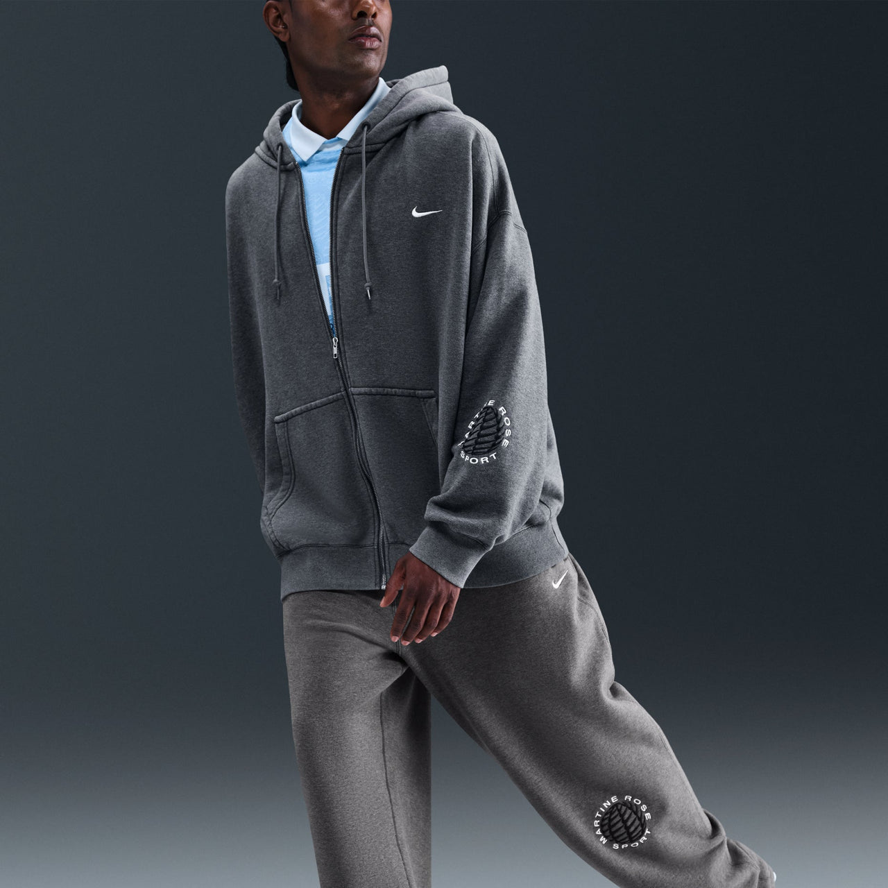 Nike x Martine Rose Fleece Trousers 'Grey' HM9033-002