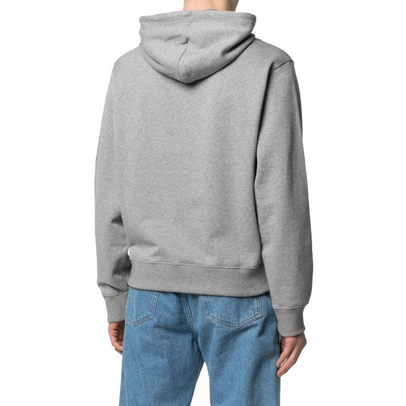 KENZO SS21 Small Tiger Head Embroidery Long Sleeve Male Grey FB55SW3604ML-95