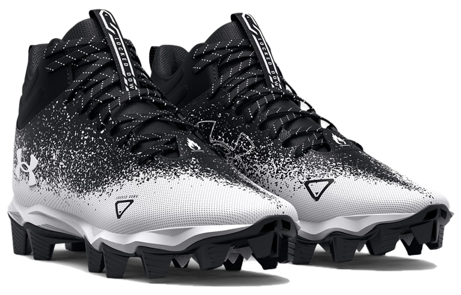 Under Armour Spotlight Franchise 2.0 RM Football Cleats 'Black White' 3025083-001