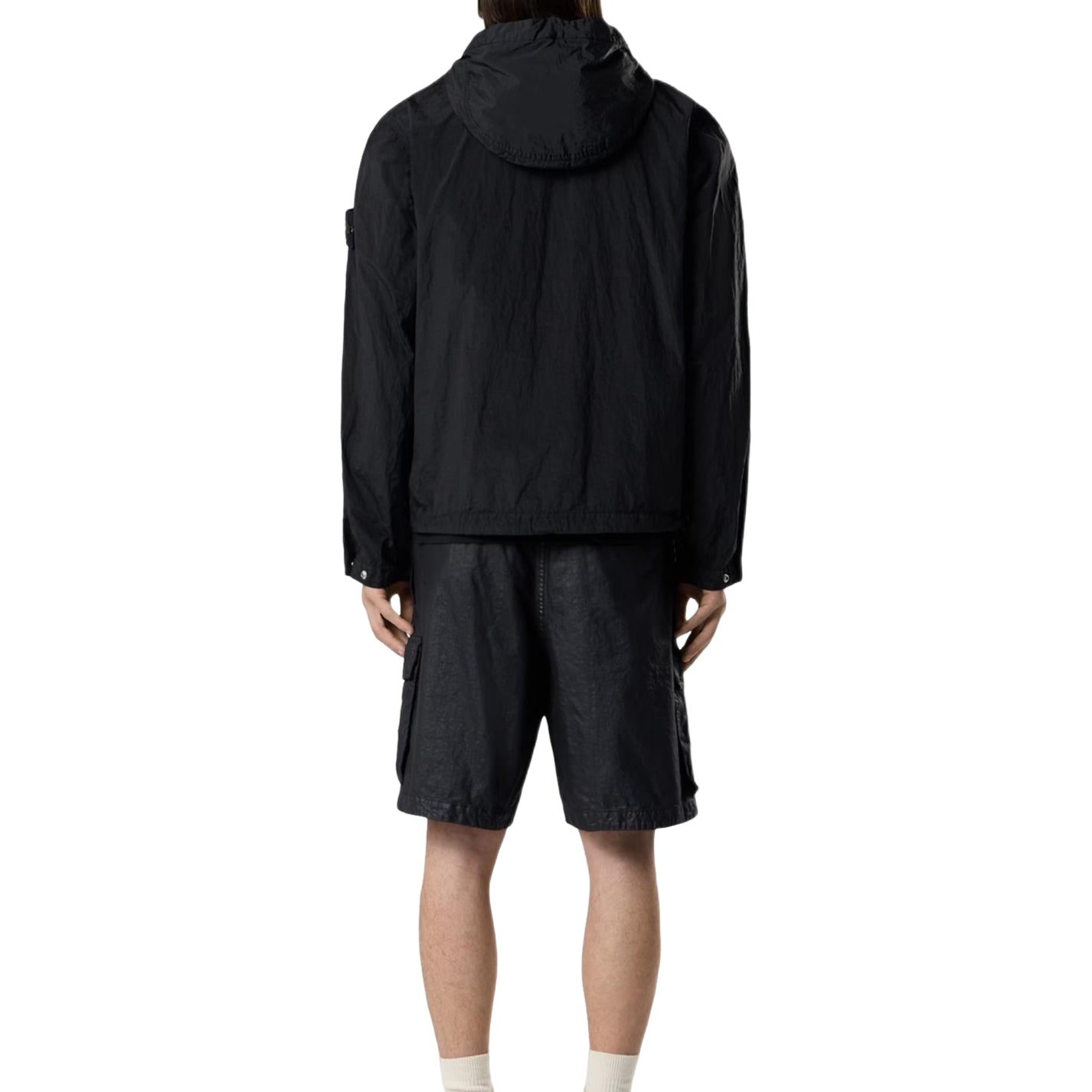 STONE ISLAND 4100119 Nylon Metal ECONYL Hooded Jacket 'Black' L1S154100119S0020V0029