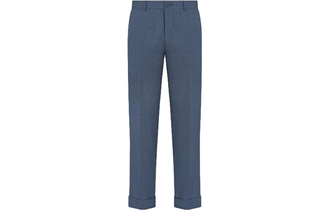 DIOR Suit Trouser Men's Blue Gray