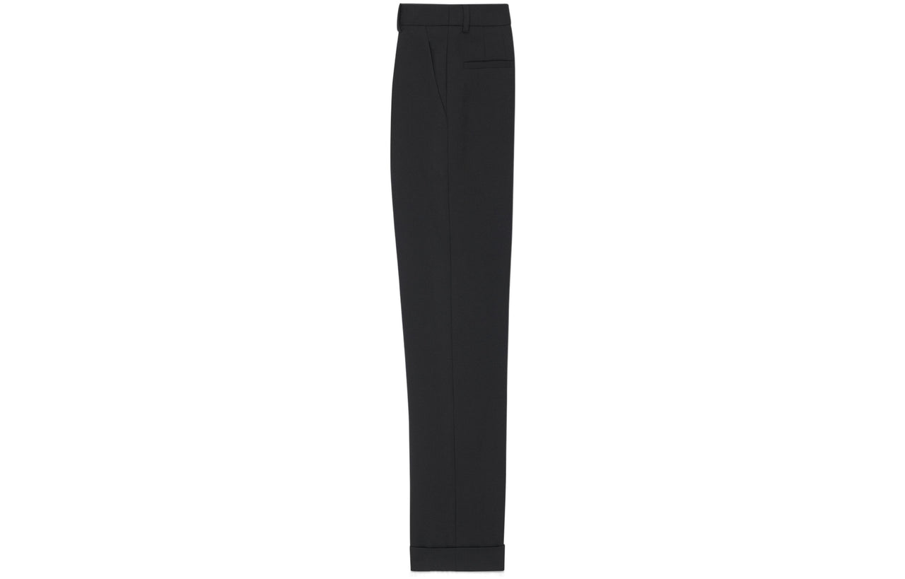 SAINT LAURENT Tapered-leg Tailored Trousers