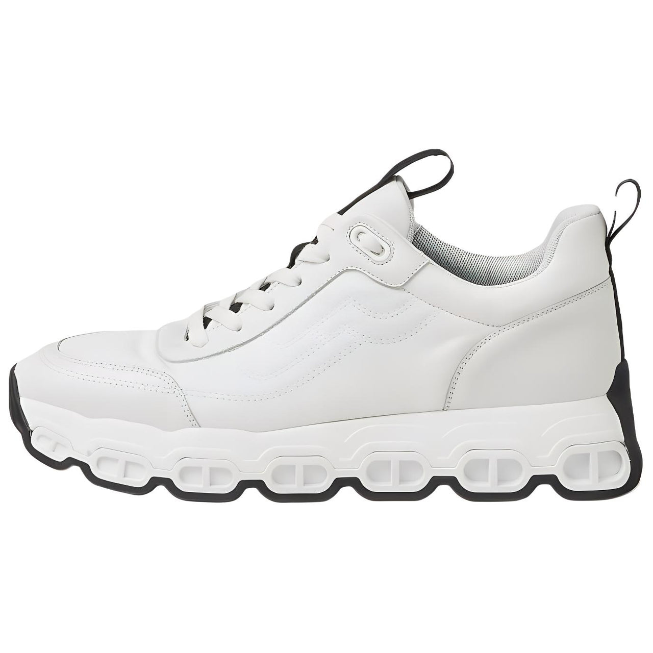 HERMES Chaine D'Ancre Low-Top Casual Shoes Men's White